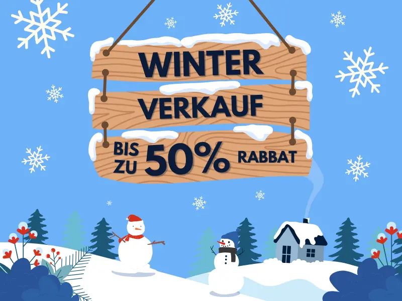 Winterverkauf - Rabatte bis zu 50%!